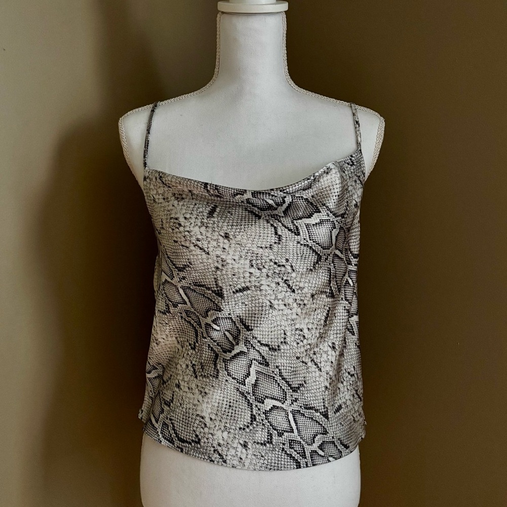 Snake Print Cami Top